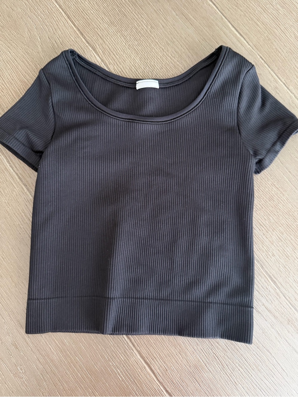 Athleta Girl Rise Above Rib Scoop Tee